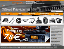 Tablet Screenshot of offroad-prievidza.sk